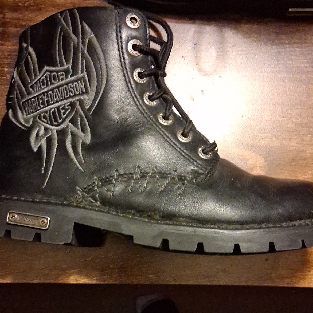 Harley-Davidson Black Men's Leather Boots